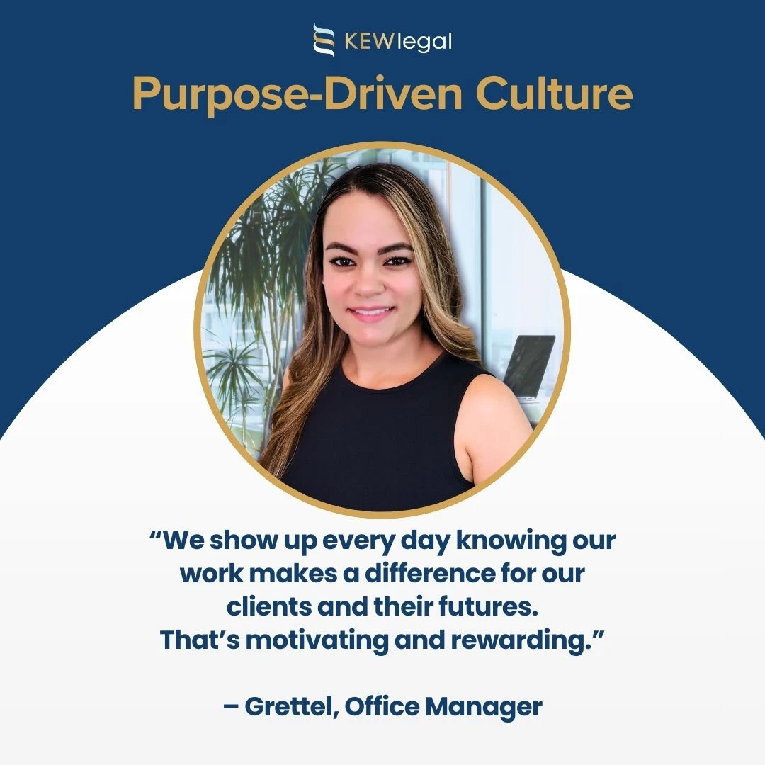 KEW Legal purpose-driven culture employee spotlight